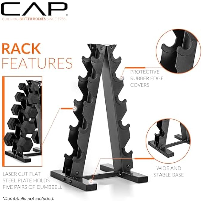 Cap A-Frame Dumbbell Weight Rack | Color Series - Image 5