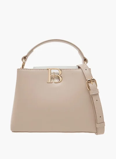 Flora Bella By Shoexpress Womens Monogram Crossbody Bag With Zip Closure And Single Handle