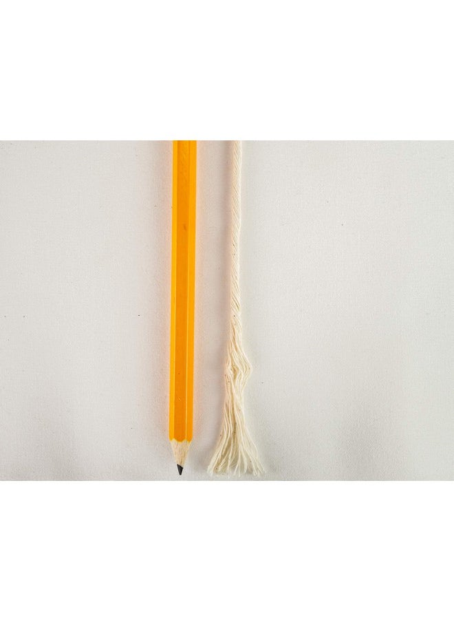 Bulk Macrame Cord | 100% Natural, Unbleached Cotton | Single Twist | Soft | Made in USA (2 mm x 2.5 lb Cone) XC