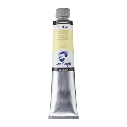 Talens Van Gogh Oil Color Paint, 200ml Tube, Naples Yellow Light 222 - Image 2