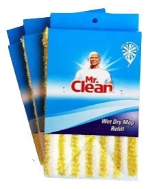 Mr Clean Wet Dry Mop Refill Microfiber 3 Pack Color May Vary