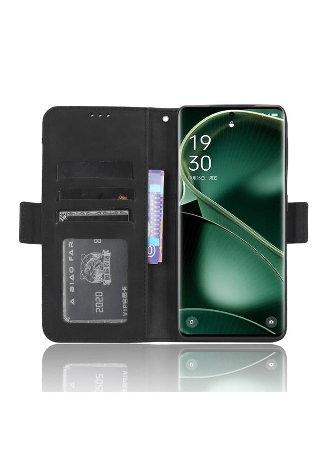 اس-توب جراب هاتف OPPO Find X6 مصنوع من الجلد وملمس جلد العجل وفتحات للبطاقات - Image 5