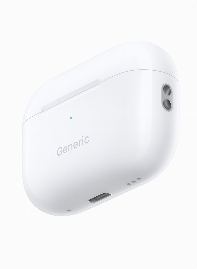 Generic Pro 2 Wireless Earbuds – 2nd Generation, ENC Noise Cancelling, Mics, Type-C Charging Case, Touch Control & Buzzer Alert – USA Version - Image 1