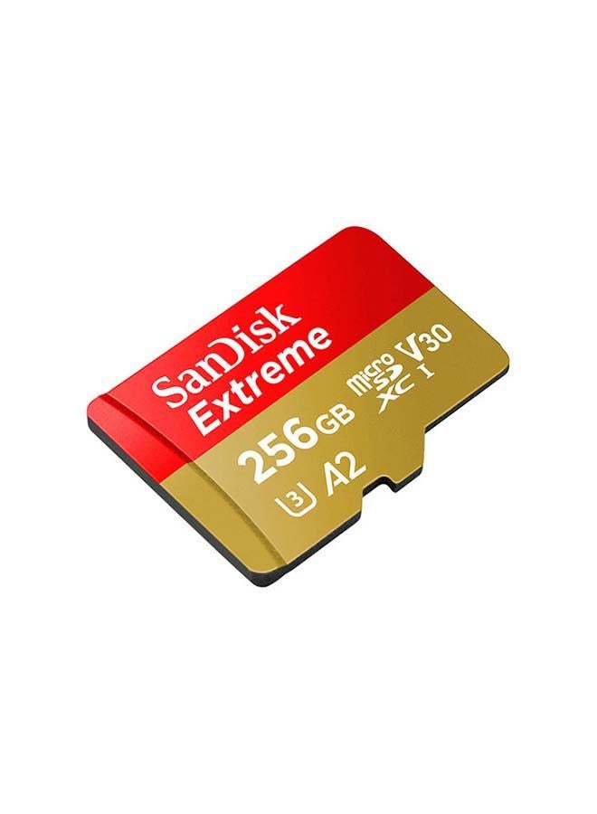 sandisk Extreme microSDXC UHS-I Card Read Speed 190 MBps Write Speed 130 MBps Transfer speeds of up to /s SDSQXAV-256G-GN6MN - Image 2