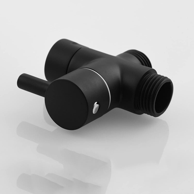 Stainless Steel Handheld Toilet Sprayer With T Connector For Cloth Diaper Cleaning Black - Image 5