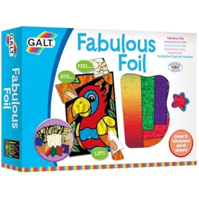 GALT TOYS, FABULOUS FOIL, KIDS' CRAFT KITS, AGES 6 YEARS PLUS - Image 1