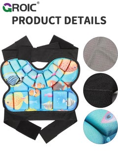 GROIC Kids Hips Protective Pads, Pads for Skating Cycling, 3D Protection for and Tailbone Lightweight, Anti Slip Snowboard Padded Pants, Hip Pads for Ice Skating Ski Skiing Skateboarding Cycling  - Image 2