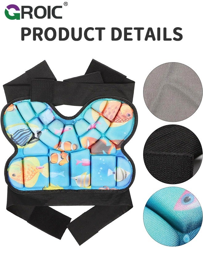 GROIC Kids Hips Protective Pads, Pads for Skating Cycling, 3D Protection for and Tailbone Lightweight, Anti Slip Snowboard Padded Pants, Hip Pads for Ice Skating Ski Skiing Skateboarding Cycling  - Image 2