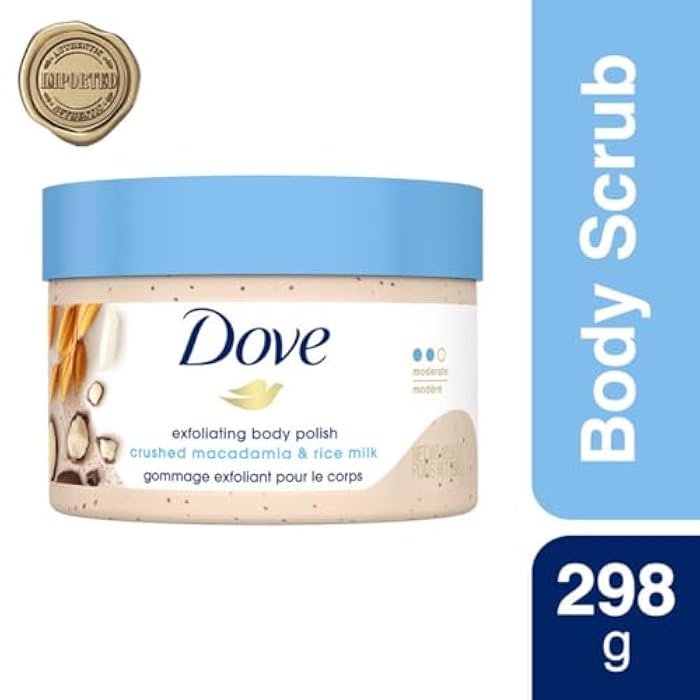 Dove Exfoliating Body Polish with Crushed Macadamia and Rice Milk - Image 2