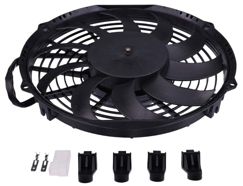 LSSOCH New 12V Electric Cooling Radiator Fan Blower 30100374 10" Compatible with SPAL VA11-AP8/C-29S - Image 4