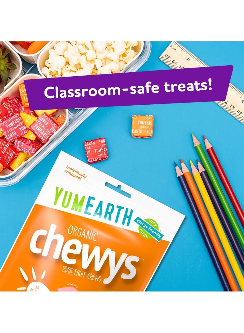 يام إيرث يام أورث‏, قطع قابلة للمضغ من الفاكهة العضوية ، نكهة الليمون ، والبرتقال ، والفراولة ، والكرز ، 5 أونصة (142 جم) - Image 3