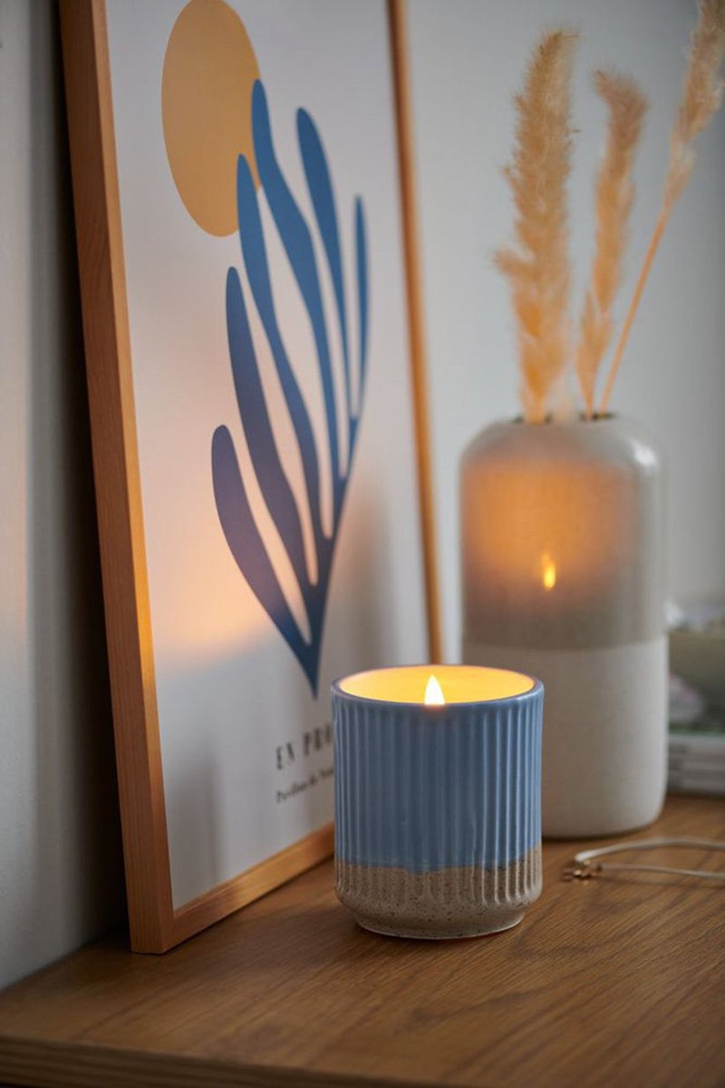 Tchibo LED Real Wax Candle, Blue  - Image 1