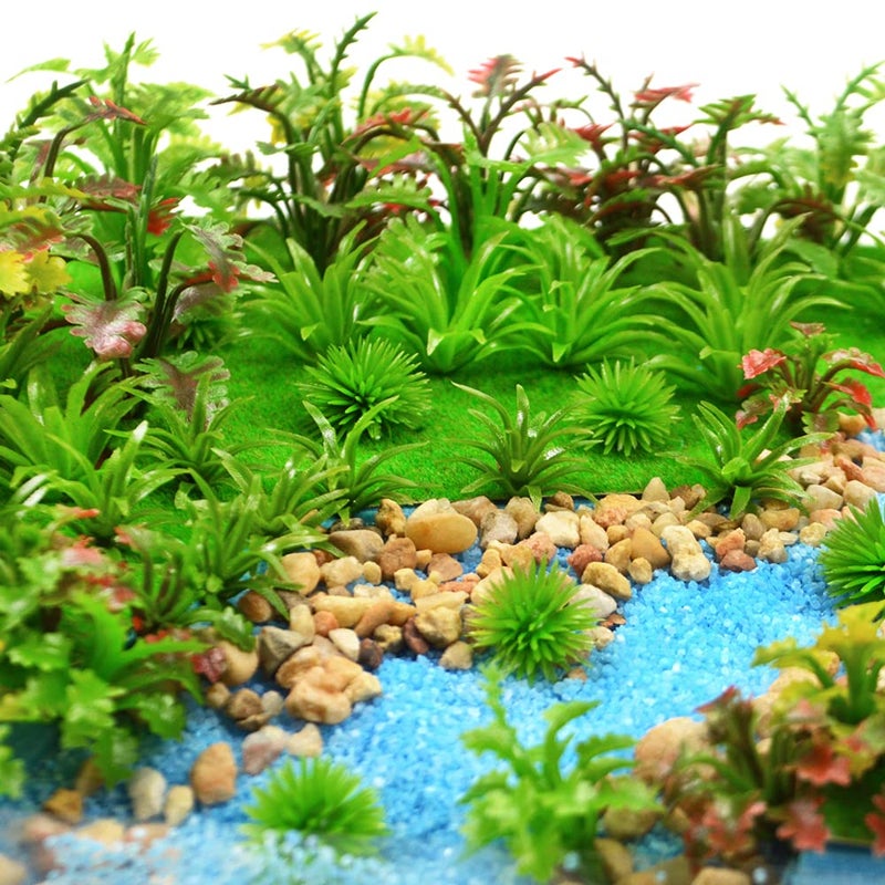 MOMOONNON 100pcs Model Trees Miniature Plants Fairy Garden Scenery Artificial Wargame Fake Trees Model Railroad Scenery Diorama Supplies Landscape - Image 3