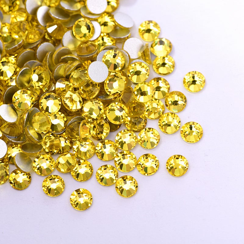 Decorative Rhinestones Flatback Crystals Accessories P24 lemon yellow 