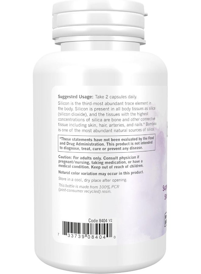 Now Foods Bamboo Silica Beauty, 90 Veg Capsules Packaging May Vary - Image 1