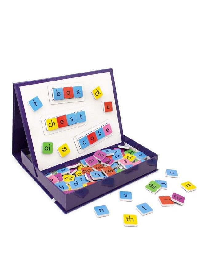 Junior Learning Rainbow Phonics Tiles With Built In Magnetic Board Multi  - Image 1