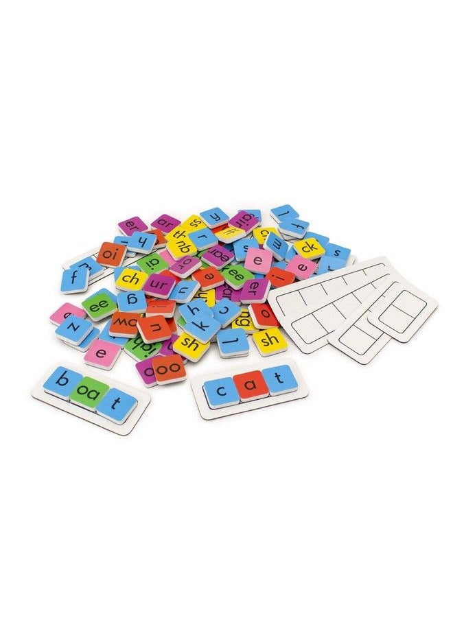 Junior Learning Rainbow Phonics Tiles With Built In Magnetic Board Multi  - Image 5