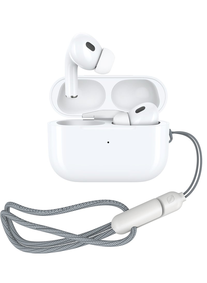rsilou RSILOU - R3004- True Wireless Stereo Earphones, 10mm Driver, 9 Hours Playback, Bluetooth 5.3, White - Image 1