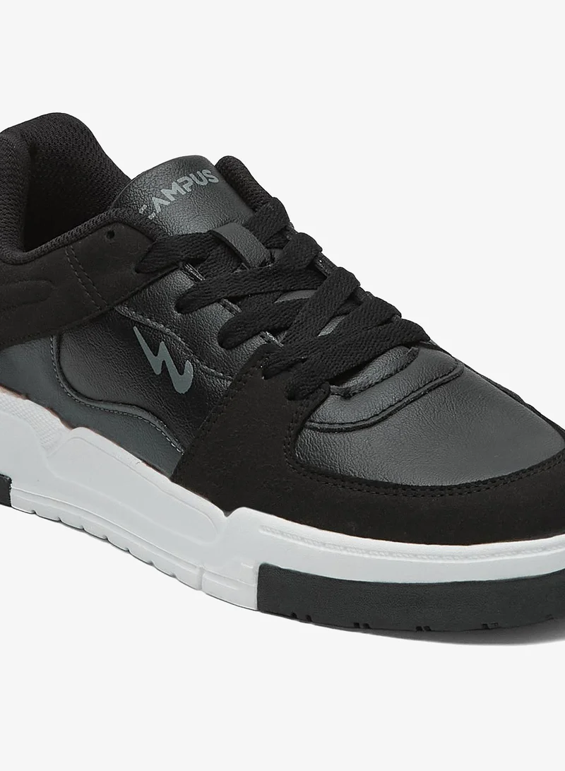 CAMPUS Blk/D.Gry Men's Low-Top Sneakers - Bold Colours With Cloud Like Comfort for Men | Best Price UAE