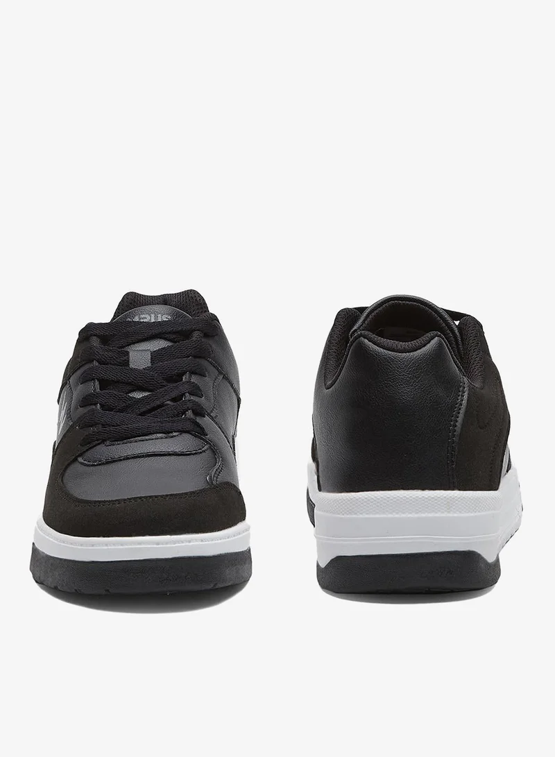 CAMPUS Blk/D.Gry Men's Low-Top Sneakers - Bold Colours With Cloud Like Comfort for Men | Best Price UAE