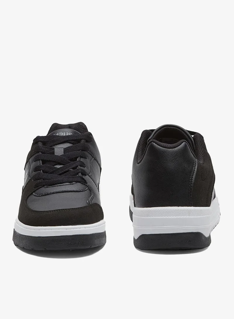Campus Black Men's Low-Top Sneakers - Bold Colours With Cloud Like Comfort for Men | Best Price UAE