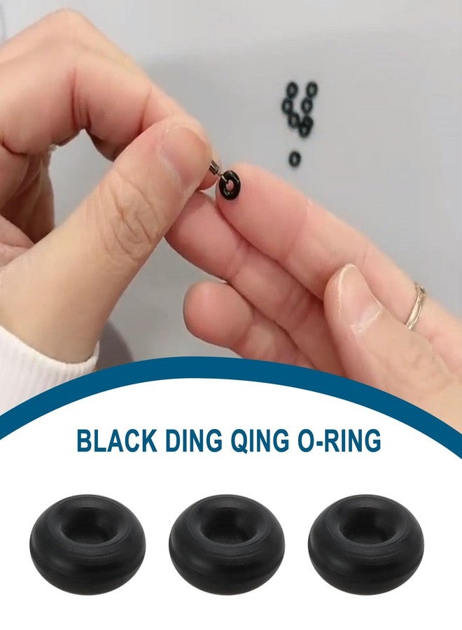 ECSiNG 250Pcs Nitrile Rubber O-Rings 3mm OD 1mm ID 1mm Width Width Metric Sealing Washer Round O-Ring Gasket O Rings Seal Grommets Black - Image 2