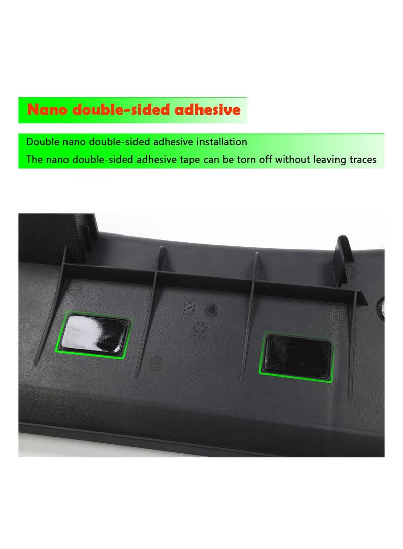 SOLARAE Center Console Organizer for Tesla Model 3 & Model Y, Hidden Dashboard Storage Box with Built-In Magnet, Sunglasses Holder & Interior Accessories (1 Pack) - Image 3