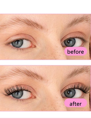 Cat Eye Lashes, Natural Half Lashes, False Eyelashes Set, Cat Eye 3D Artificial Lashes, Fluffy and Soft 10 Pairs Lash Set - view 5