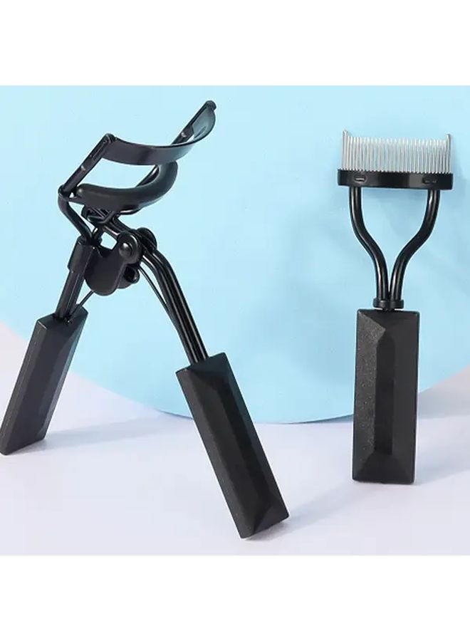 Pink Eyelash Curler with Built in Comb and Eyelash Brush Makeup Styling Tool - Image 3