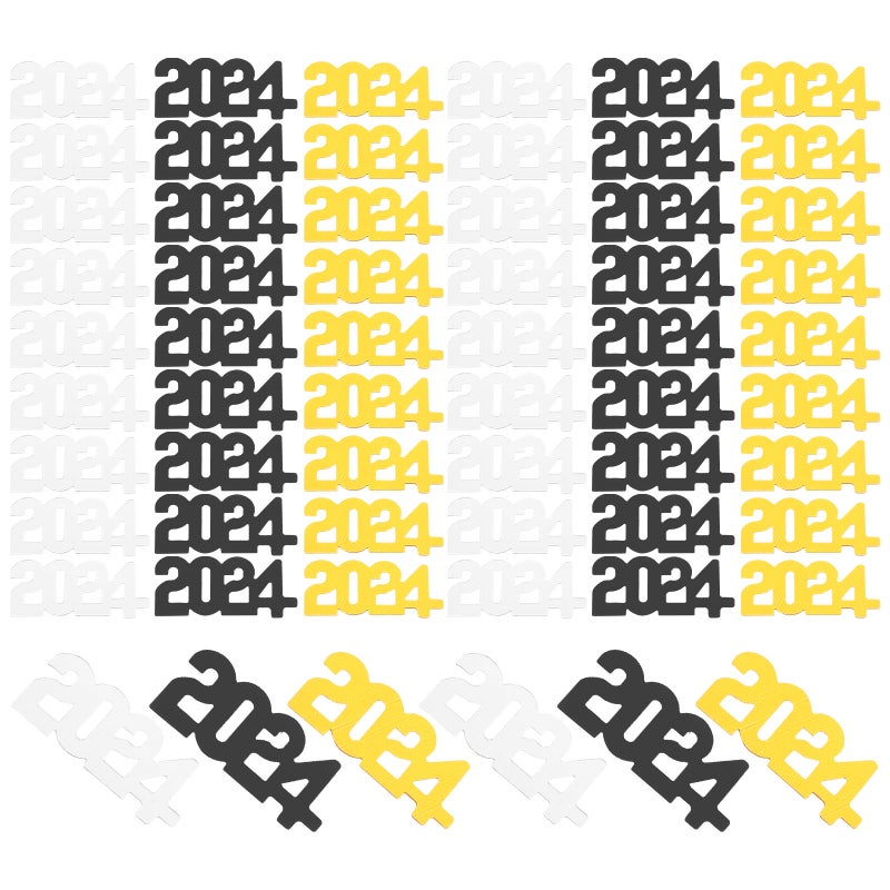 3 bags of New Year Table Decorations Party Decorative Confetti New Year Party Celebration Confetti - Image 1