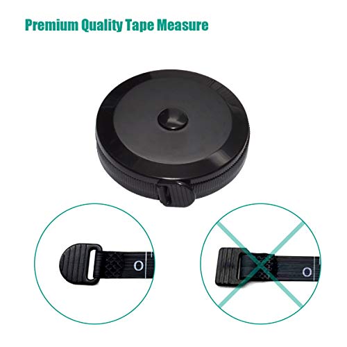 RayTour 2 Pieces Body Measuring Tapes for Body Measurement Tailor Cloth Measuring Tape - Image 2
