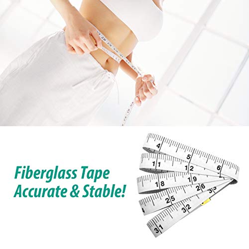 RayTour 2 Pieces Body Measuring Tapes for Body Measurement Tailor Cloth Measuring Tape - Image 5
