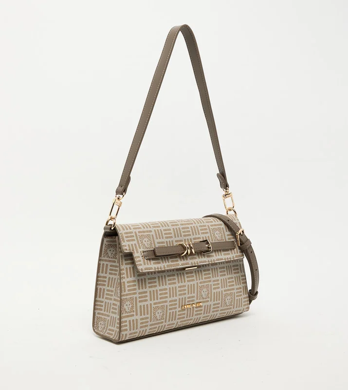 ان كلاين Anne Klein Women’s Grey PU Shoulder Bag