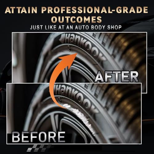 xdotoar Gloss Black Rim Touch Up Paint, Efficient Car Alloy Wheel Scratch Repair Kit, Quick and Easy Remover Curb Rash, Universal and Color Accurate, Long lasting, Resists Water, Uv Rays - Image 3