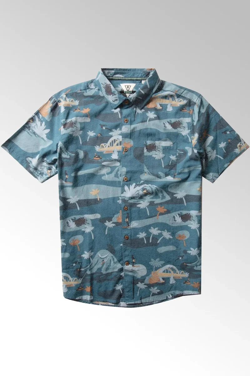 Vissla Risky Shirt Dark Slate