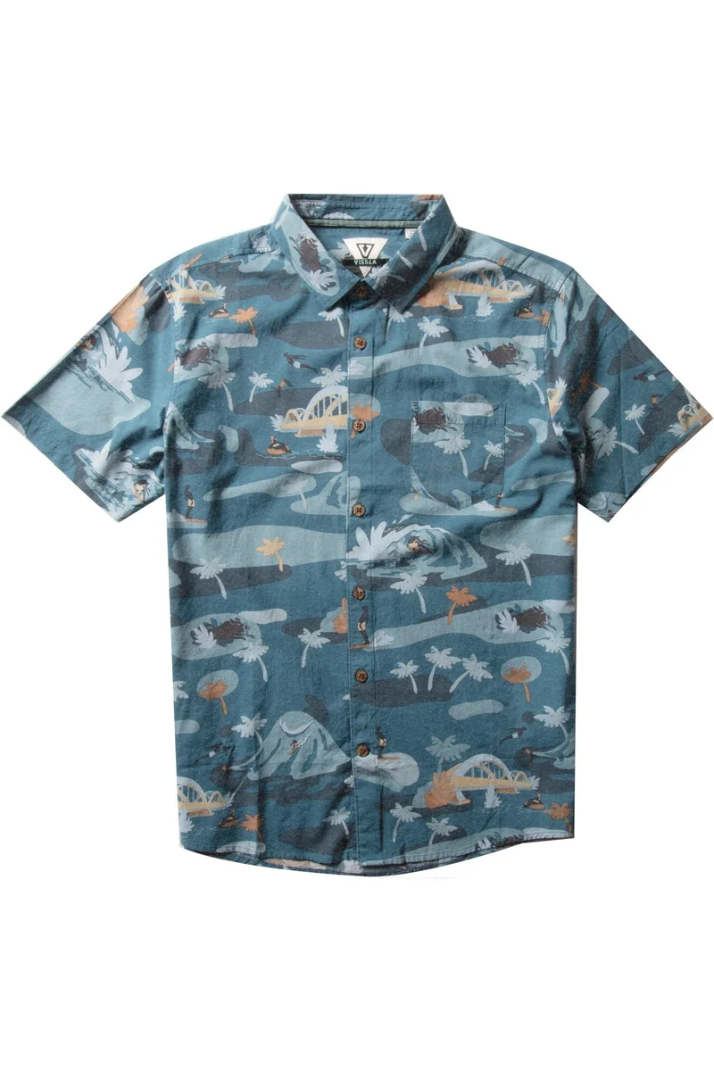 Vissla Risky Shirt Dark Slate