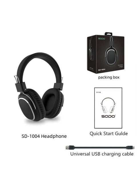 SODO 1004 – سماعة رأس لاسلكية قابلة للطي – بلوتوث 5.1 – ميكروفون – دعم بطاقة TF وراديو FM – سلكية ولاسلكية