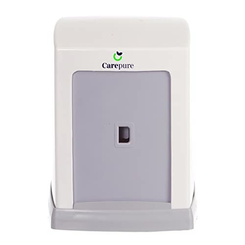Carepure Cube Double Side Table Top Tissue Dispenser with L-Fold 200 Pcs Tissue Paper Refill - White - Image 2