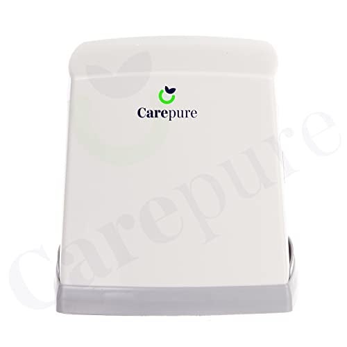 Carepure Cube Double Side Table Top Tissue Dispenser with L-Fold 200 Pcs Tissue Paper Refill - White - Image 4