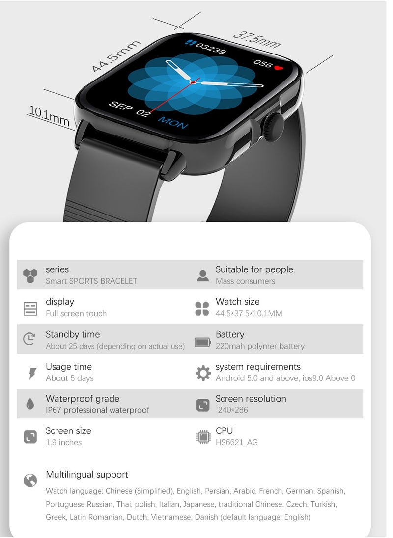 GULFLINK GULFLINK Smart Watch for Android and iOS Phones Compatible with Apple iPhone, Samsung  - Image 4