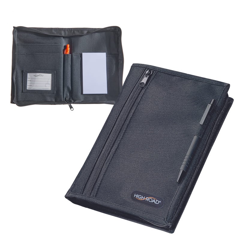 High Road Car Glove Box Organizer Registration and Insurance Document Holder and Car Manual Holder with Flexible Secure Zippered Case and Note Pad