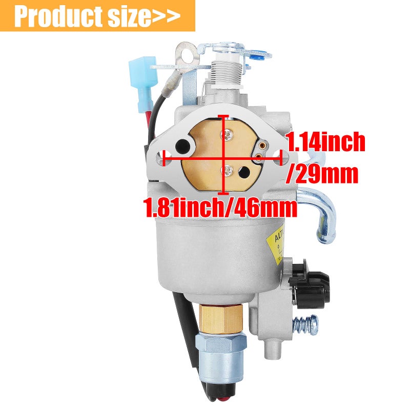 QAZAKY Carburetor Compatible with Onan Cummins RV Generator A041D744 146-0881 QG 4000 4KYFA-6747P 0A6562 KY Series Carb 1460881 QG4000 4KYFA6747P - Image 3