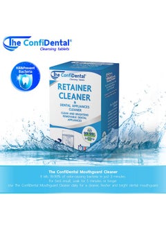 The ConfiDental The ConfiDental Cleansing Tablets (120tablets) - 4 months supply. Retainer, Mouth Guard and Dental Appliances Cleaner. Keep your Dental Alliances Fresh and Clean like new.  - Image 3