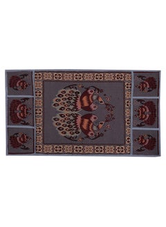 Kuber Industries Kuber Industries Cotton Fridge Top Cover with 6 Utility Pockets (Grey)  - Image 4