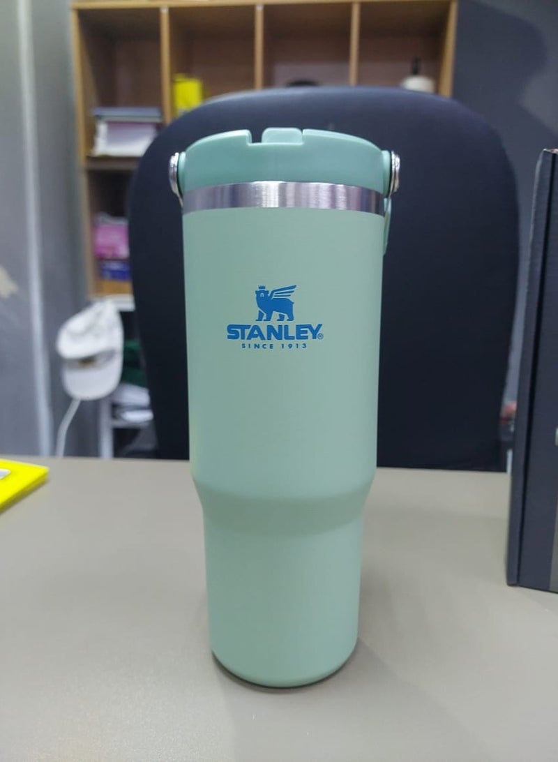 Stanley 30oz Stainless Steel Tumbler - Vacuum Insulated Water Bottle for Home, Office or Car Reusable Cup with Straw Leak Resistant Flip Cold for 12 Hours or Iced for 2 Days, 30oz - Image 3