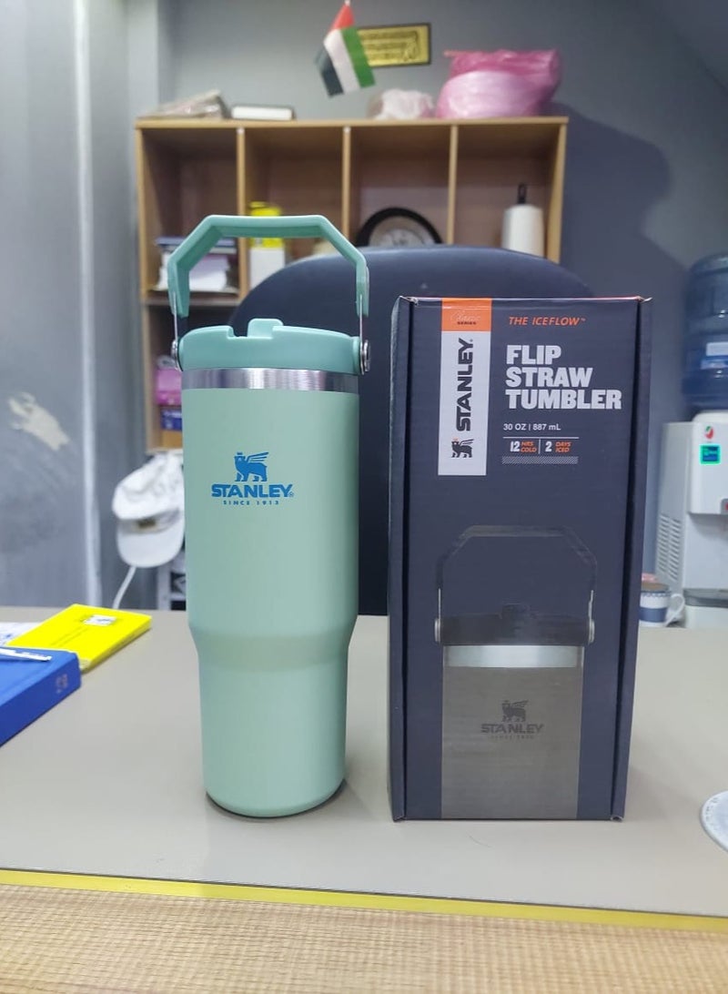 Stanley 30oz Stainless Steel Tumbler - Vacuum Insulated Water Bottle for Home, Office or Car Reusable Cup with Straw Leak Resistant Flip Cold for 12 Hours or Iced for 2 Days, 30oz - Image 4