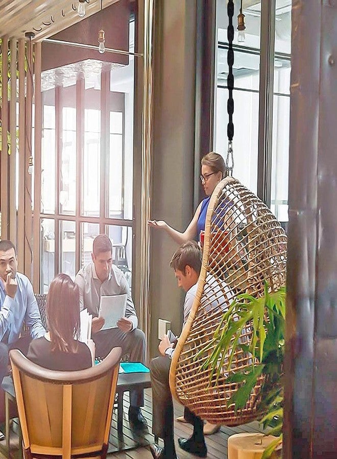 سلاسل تأرجح داكزو المصنوعة من الفولاذ المقاوم للصدأ (84 بوصة)، قطع غيار تأرجح شديدة التحمل، 4 مشابك توصيل سريع، أراجيح ملاعب داخلية وخارجية، أراجيح شبكية، أكياس رمل، سعة 1000 رطل، لون أسود - Image 4