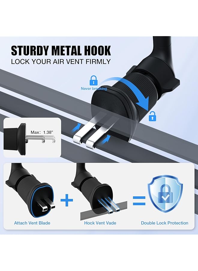 KASTWAVE Magnetic Phone Holder For Car - Super Strong Magnetic Force, 360 Degree Rotation, Stable And Easy Installation - Compatible With Magsafe Iphone And Android Phones - Image 4
