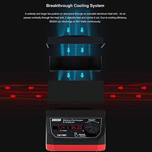 SkyRC BD250 250W 35A LiPo/LiHV/NiMH Battery Discharger & Analyzer - Image 4