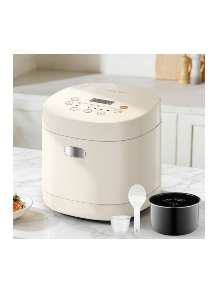 Feekaa Rice Cooker Small 1.5L, 6-in-1 Electric Cooker with Timer & Keep Warm, Small Multi Cooker for 1-3 People (Quick Cook/Slow Cooker/Cake/Yogurt), Ideal for Home, Dorm, Office, Travel - Image 1